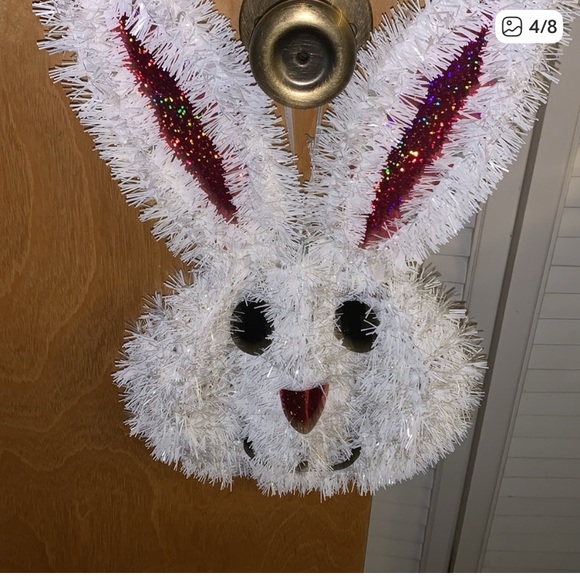 Bundle easter decor Bunny Wall Hanging with Beads etc - Picture 8 of 10